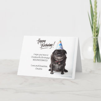 Chubbs la carte d'anniversaire de Wampug