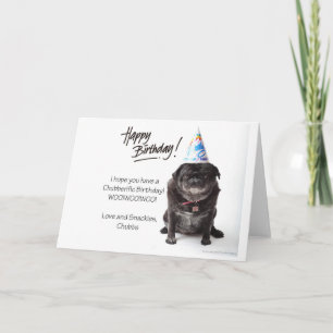 Chubbs The Wampug Birthday Card