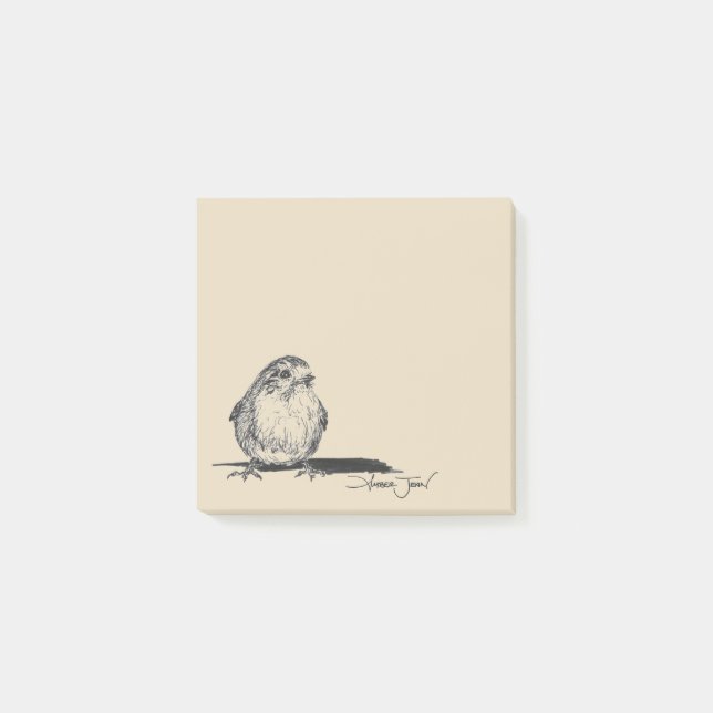 Chubby Bird Post-it Notes (Front)