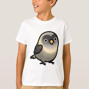 Chubby Black-masked grey and cream Lovebird T-Shirt