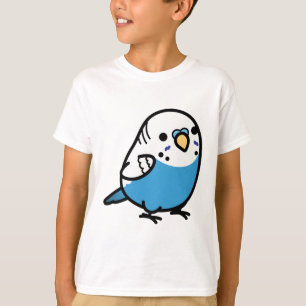 Chubby Blue Budgie - Male T-Shirt