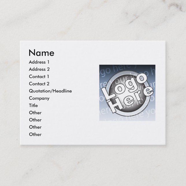 Chubby Business Card (Front)