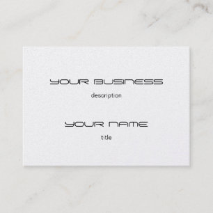 Chubby Business Card Luxury Eexecutive Platinum