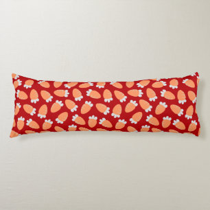 Chubby Carrots Red Body Pillow