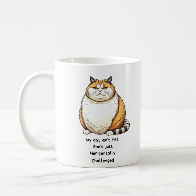Chubby Cat Mug (Left)