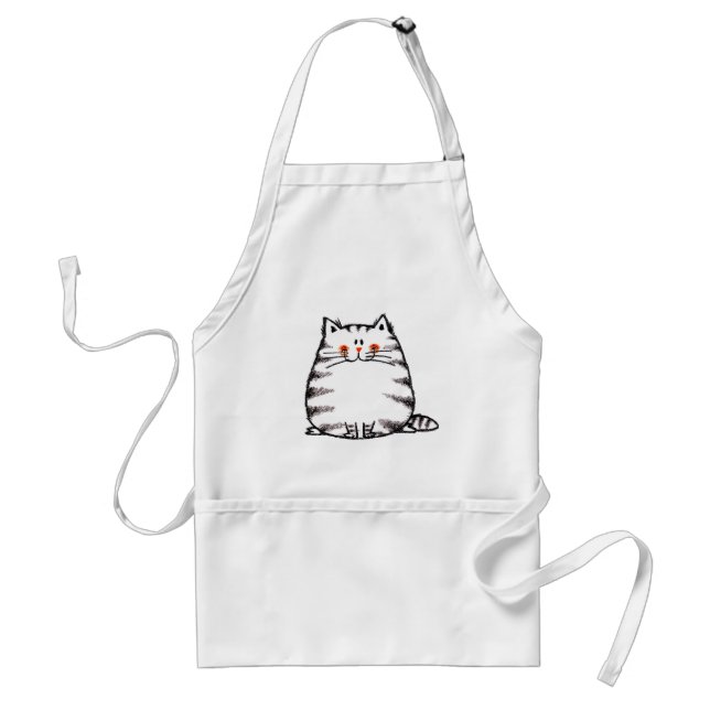 chubby cat standard apron (Front)