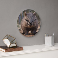 "Chubby Charm: The Adorable Australian Wombat"