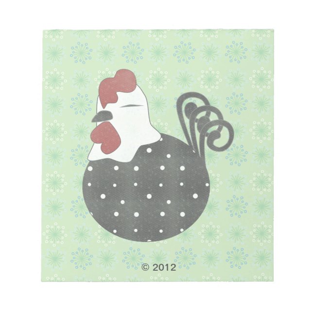 Chubby Chicken Notepad (Front)