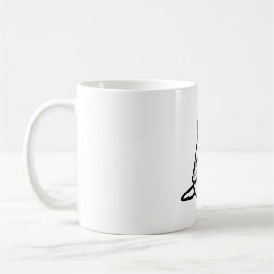 Chubby Cinnamon White-faced Pied Cockatiel Coffee Mug