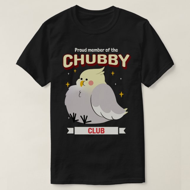 Chubby Club Bird Lover T-Shirt (Design Front)