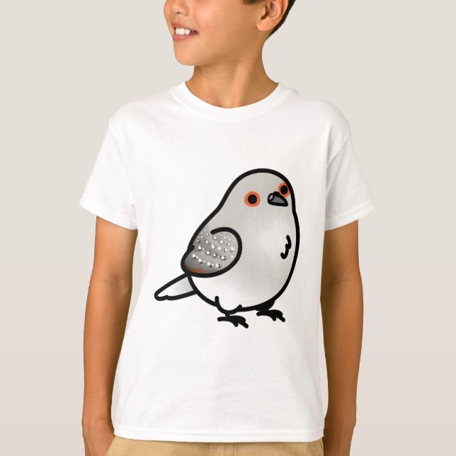Chubby Diamond Dove T-Shirt (Front)