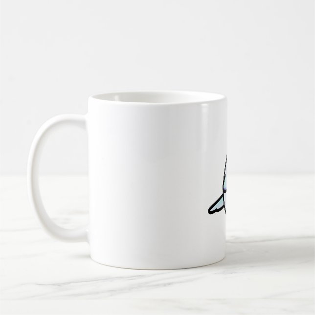 Chubby Dilute Light Blue Parrotlet Coffee Mug (Left)