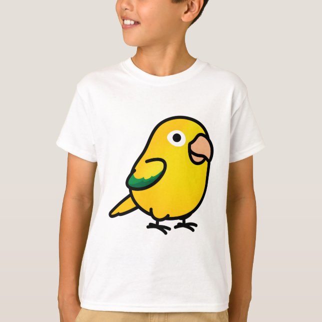 Chubby Golden, Queen of Bavaria Conure T-Shirt (Front)