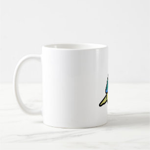 Chubby Green Cheek Turquoise Pineapple Conure Coffee Mug