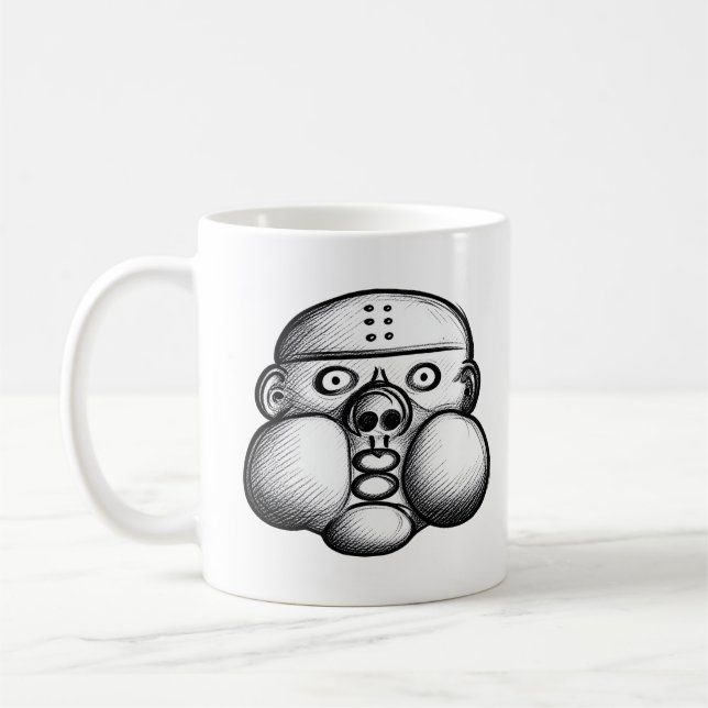 Chubby guy coffee mug (Left)