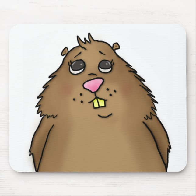 Chubby Hamster Mousepad (Front)