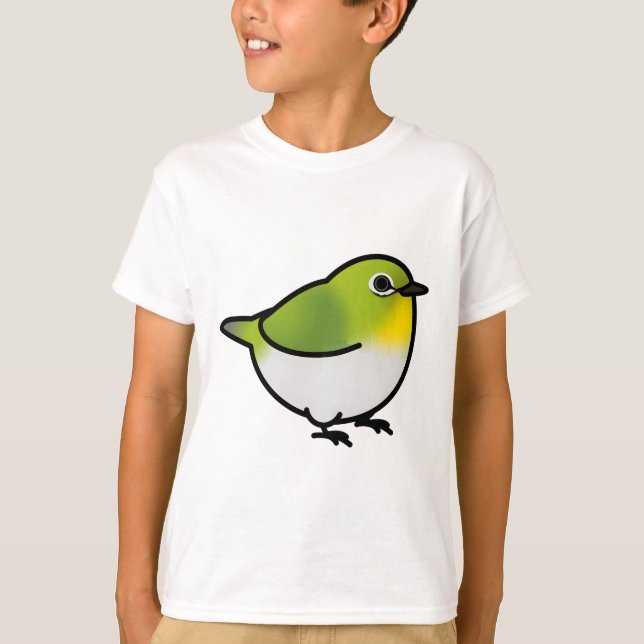 Chubby Japanese white-eye T-Shirt (Front)