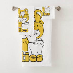 Chubby Kitties Design - Cat Art adorable