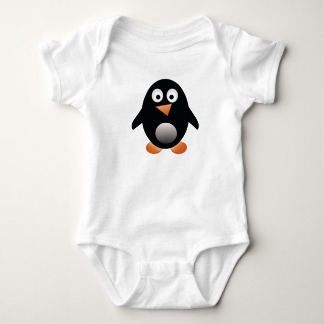 Chubby Little Penguin Baby Tee (Front)