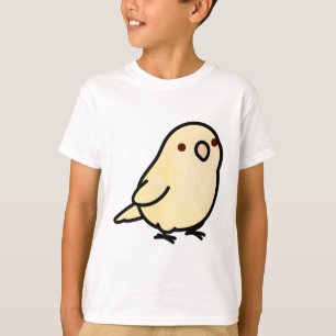 Chubby Lutino Yellow Lineolated Barred Parakeet T-Shirt