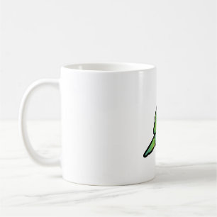 Chubby Moustached Parakeet - Female Coffee Mug