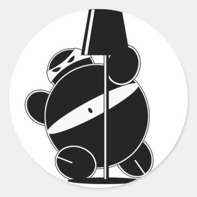 Chubby Ninja - Stealthy Sticker (Front)