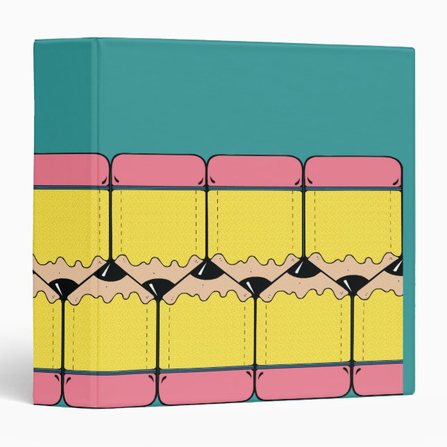 chubby pencils notebook binder (Front/Spine)