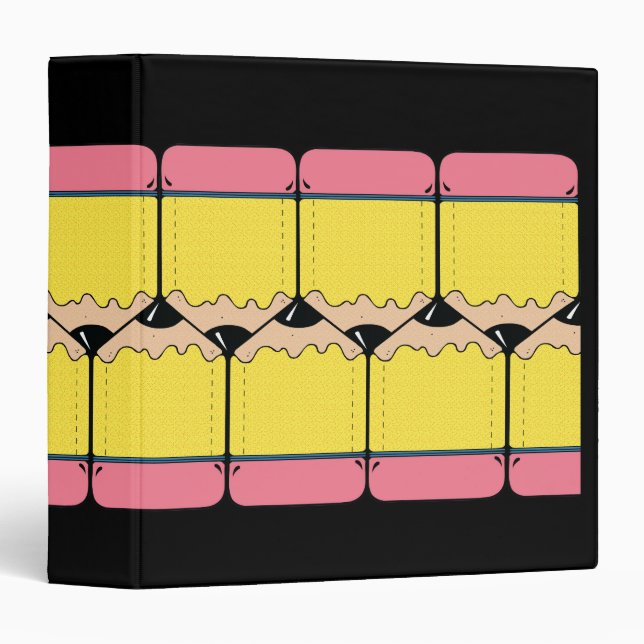 chubby pencils notebook binder (Front/Spine)