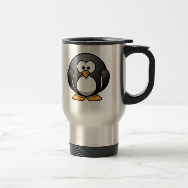 Chubby Penguin Travel Mug (Right)