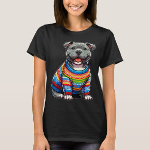 Chubby Pitbull Dog Puppy Sweater Lover