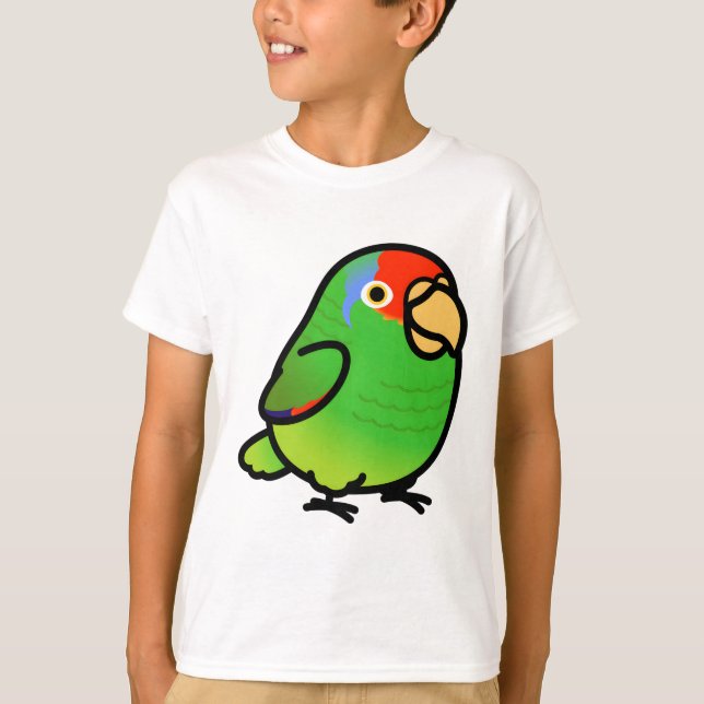 Chubby Red Crowned Amazon T-Shirt (Front)