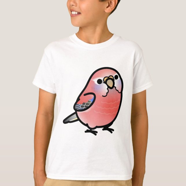 Chubby Rosey Bourke's Parakeet T-Shirt (Front)