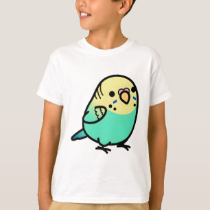 Chubby Sky Blue Yellow-headed Budgie - Female T-Shirt