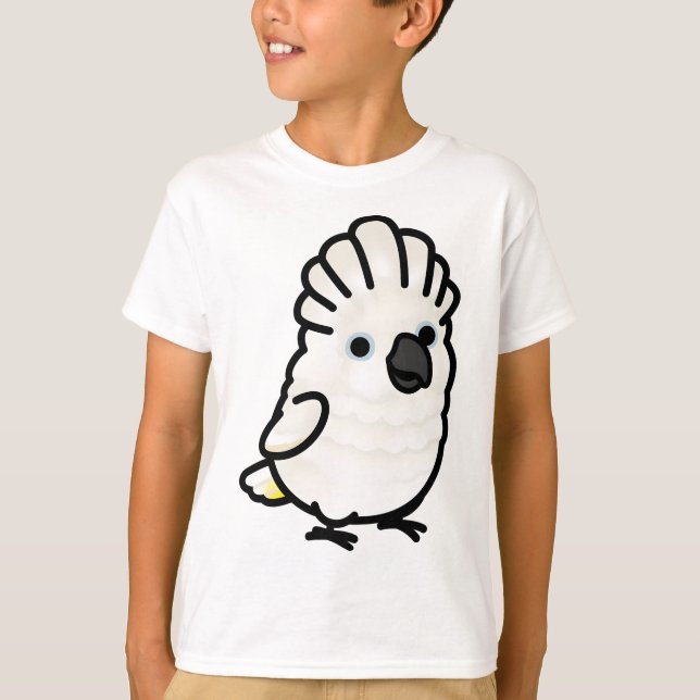 Chubby Umbrella Cockatoo T-Shirt (Front)