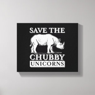 Chubby Unicorns Canvas Print