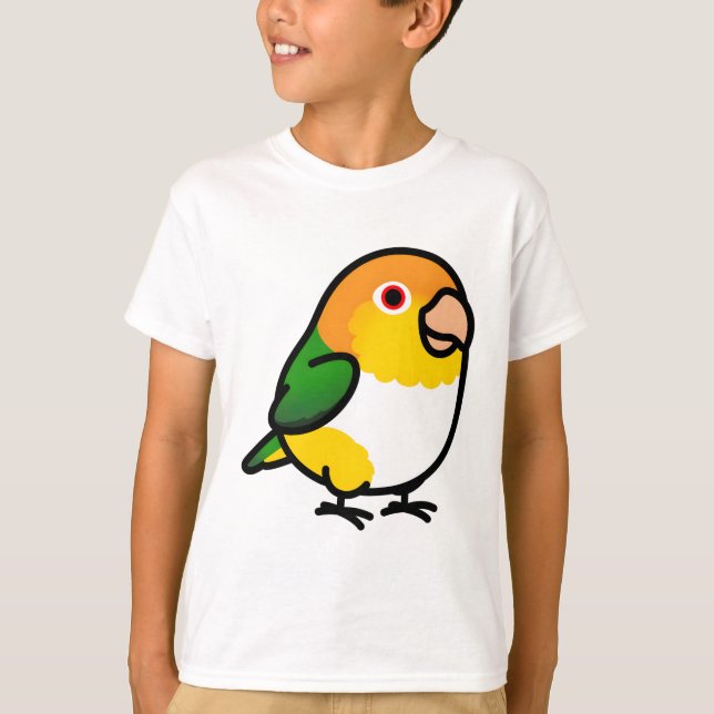Chubby White Bellied Caique T-Shirt (Front)