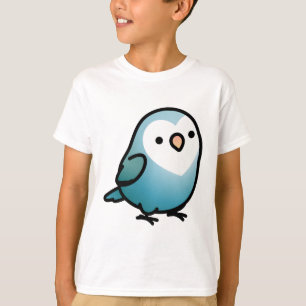 Chubby White-faced Blue Lovebird T-Shirt