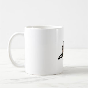Chubby Zebra Finch with Orange Feet Coffee Mug