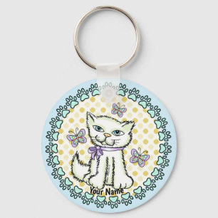 Chubs The Cat  Keychain