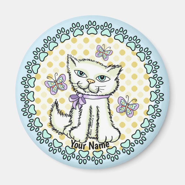 Chubs The Cat  Magnet (Front)