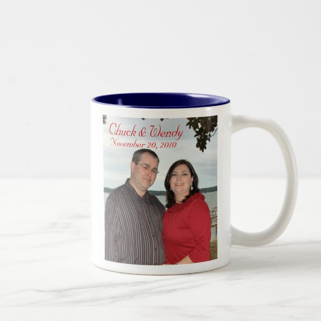 Chuck and Wendy Wedding Mug (Right)