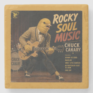 Chuck Canary: a Parody Stone Coaster