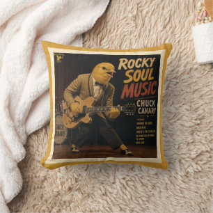 Chuck Canary: a Parody Throw Pillow