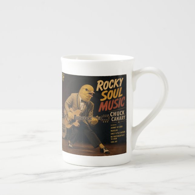 Chuck Canary Album: a Parody Bone China Mug (Right)