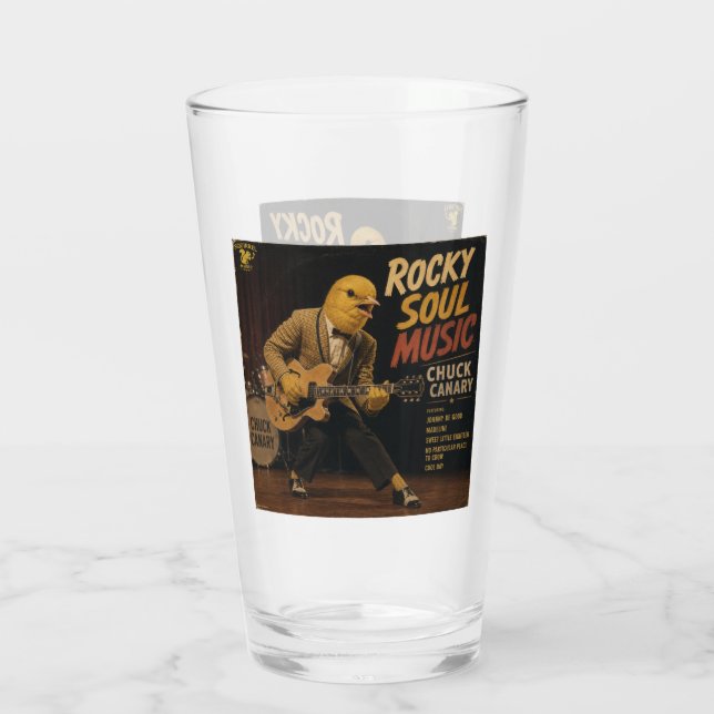 Chuck Canary Album: a Parody Glass (Back)
