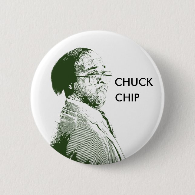 Chuck Chip Flair 2 Inch Round Button (Front)