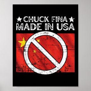 Chuck Fina China Trade War Liberation Day Trump Ta Poster