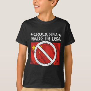 Chuck Fina China Trade War Liberation Day Trump Ta T-Shirt