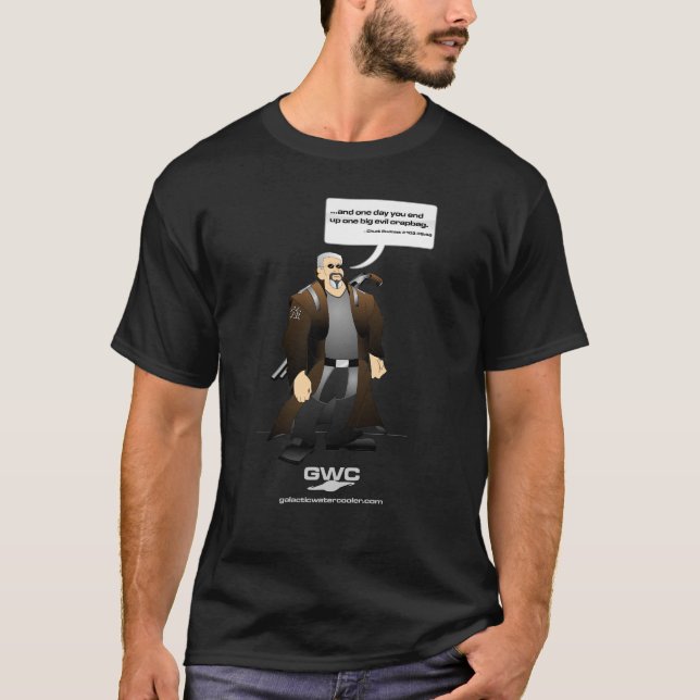 Chuck Quote Shirt: Evil Crapbag T-Shirt (Front)