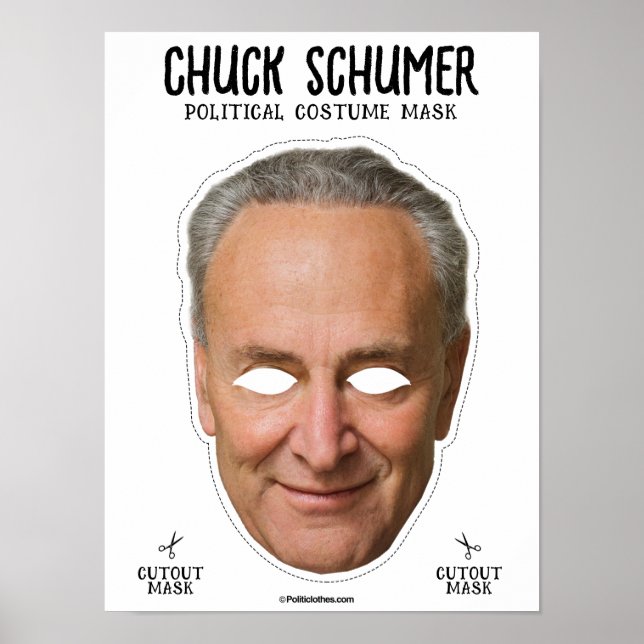 Chuck Schumer Costume Mask Poster (Front)